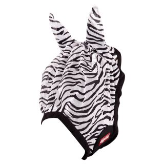 Fliegenmaske mit Ohren  Zebra Print